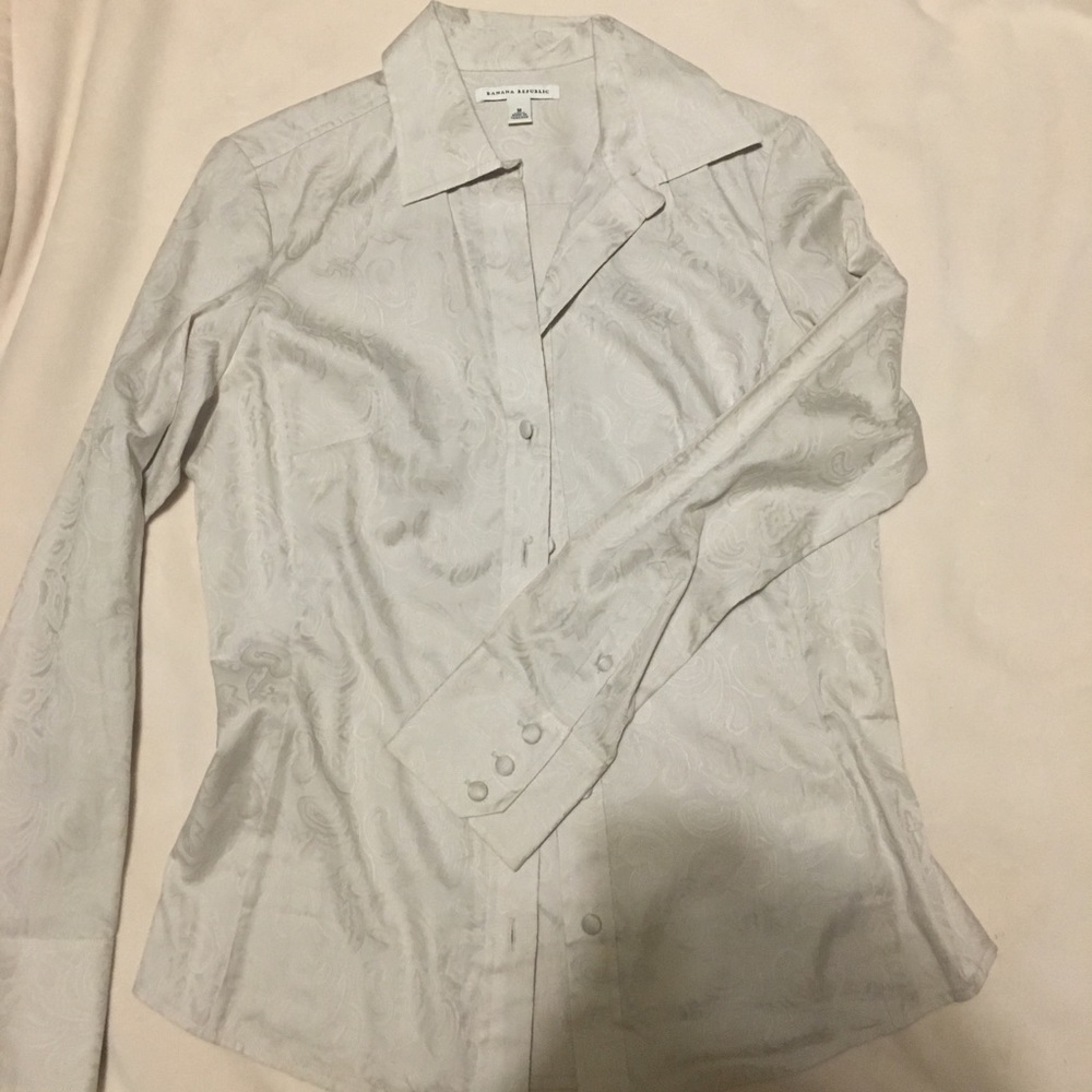 Banana Republic paisley print blouse- Medium